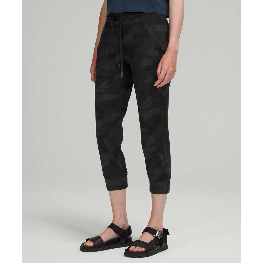 Lululemon Ready to Rulu High-Rise Crop 23 Joggers Camo Deep Coal Multi Size 8